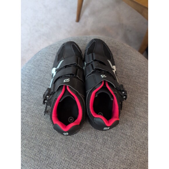Peloton cycling bike shoes with look delta cleats EU 38 US women's 7 - Picture 5 of 8
